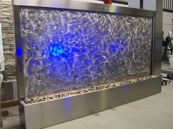 "PHOENIX" Patterned Mirrorwall Water Feature 2200mm (W) x 1440mm (H) x 240mm (D) - Image 4
