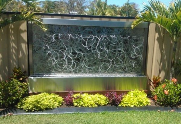 "PHOENIX" Patterned Mirrorwall Water Feature 2200mm (W) x 1440mm (H) x 240mm (D)