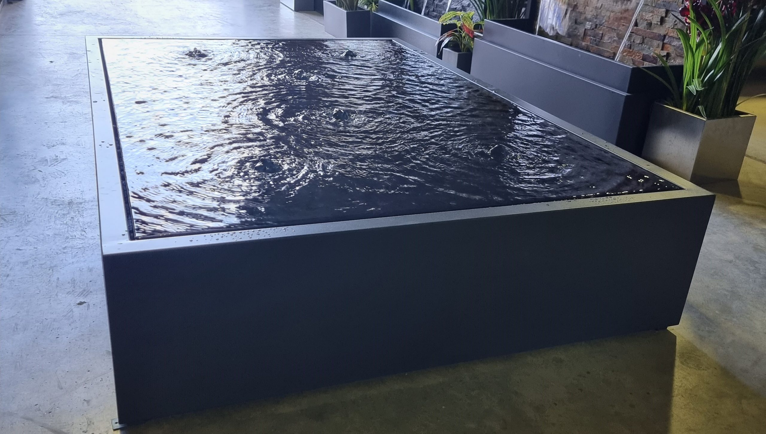 "APOLLO" powder-coated water table 1000mm (W) x 400mm (H) x 1000mm (D) (custom-built to suit your requirements - pls contact us for quote) - Image 10