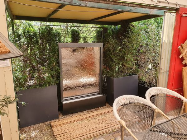 "ALETHEIA" Stainless Steel Mirrorwall Water Feature 870mm (W) x 1410mm (H) - Image 7