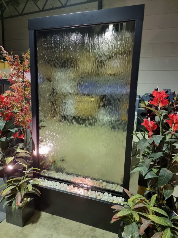"ALETHEIA" Stainless Steel Mirrorwall Water Feature 870mm (W) x 1410mm (H) - Image 8