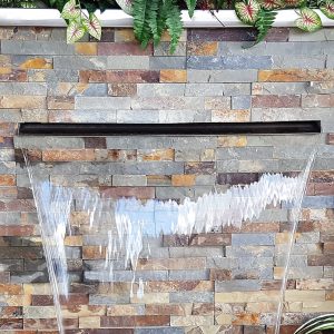 Projecting Sheer Descent 1500mm Water Feature (316 grade SS)